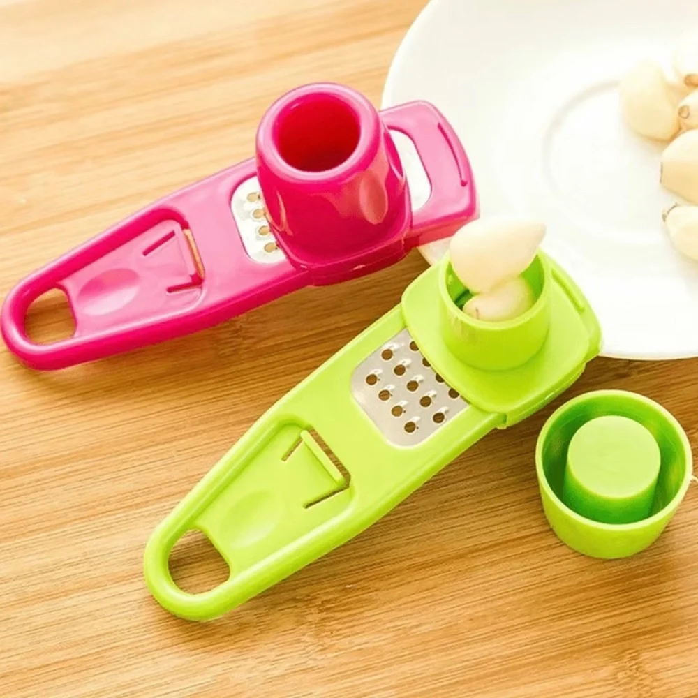 NEW Green 1 Pc Multifunctional Multi Tool Garlic Ginger Food Grinder